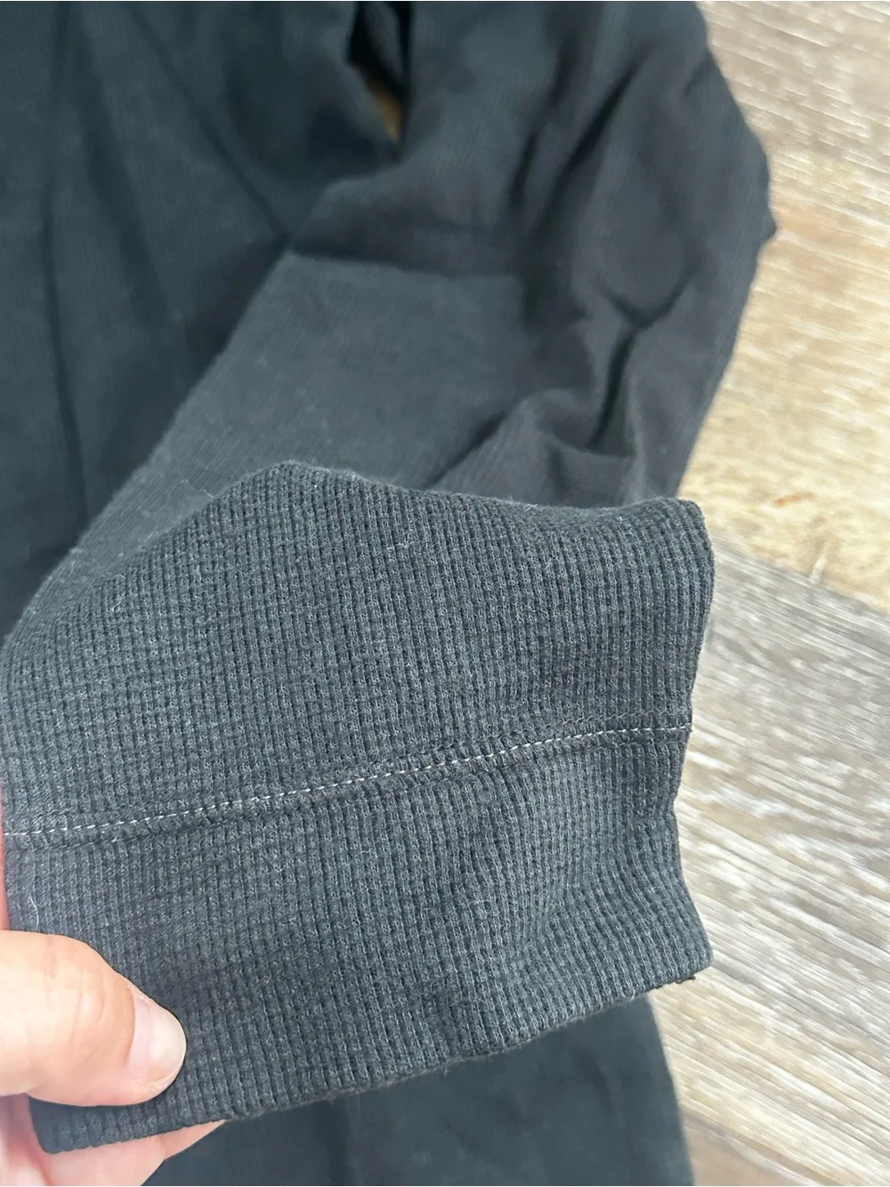 Banana Republic Black Men's Lightweight Hooded Zip Jacket